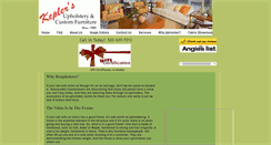 Desktop Screenshot of keplersupholstery.com